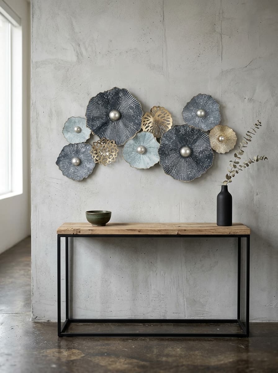 Metalen Wandsculptuur Ariana